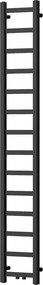 Mexen Bolt, vykurovacie teleso 1800 x 300 mm, 351 W, spodné a stredové, čierna, W126-1800-300-00-70