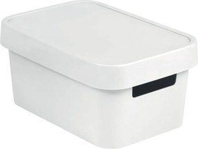 Curver Úložný box INFINITY 4,5 l s vekom biely