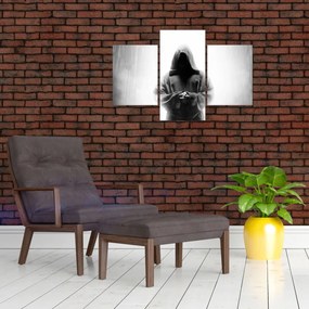 Obraz - Mních v kláštore (90x60 cm)