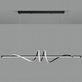 Toolight Toolight, LED stropné svietidlo 120cm, 50W, 3000K, LHJ023-CP, čierna matná, OSW-50011