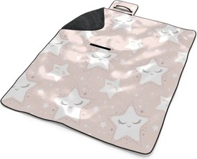 Sablio Plážová deka Spiace hviezdičky: 200x140 cm