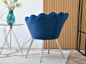 Kreslo Lasair (námornícka + čierna). Vlastná spoľahlivá doprava až k Vám domov. 1110144