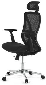 Autronic BONTEC Kancelárska stolička, synchrónny mechanizmus, čierna sieťovina, KA-S258 BK Farba: Čierna