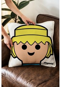 Detský vankúšik s prímesou ľanu – Playmobil