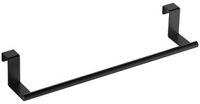 Vešiak na uteráky 38 cm, čierny