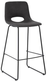 Barová stolička wanor 75 cm tmavosivá MUZZA
