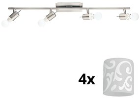 Eglo - LED Bodové svietidlo MY CHOICE 4xE14/4W/230V chróm/biela