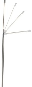 Moderná stojaca lampa oceľ vrátane LED - Berdien