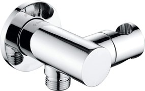 Deante Cascada, okrúhle uhlové pripojenie s nastaviteľným uhlom sklonu, chrómová, NAC_057K