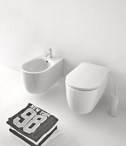 Kerasan Kerasan, NOLITA WC sedátko, SLIM, Soft Close, biela, 539101
