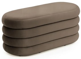 Taburetka PUFFO hnedá