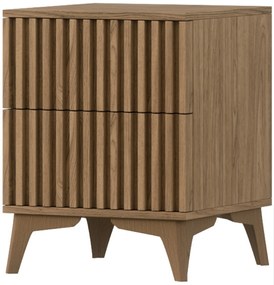 AKCIA Nočný stolík ENTSIAN 40x40cm, dub artisan II. akosť