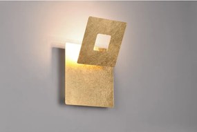LED nástenné svietidlo v zlatej farbe Leano – Trio