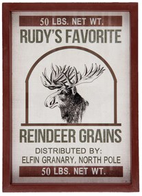 Obraz Sob Reindeer grains - 27 * 3 * 37 cm