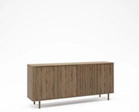 Komoda v dekore duba v prírodnej farbe 180x80x40 cm Salma – Marckeric