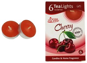 Sviečka čajová CHERRY 6ks MSC-TL1008