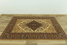Koberec Isfahan Leyla jantár hnedý / béžový
