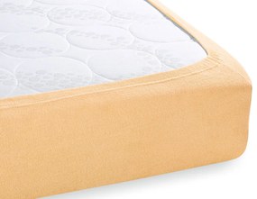 Froté napínacie prestieradlo na extra vysoký matrac FR-004 Marhuľové 80 x 200 - výška 40 cm