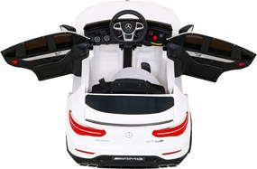 Ramiz Mercedes Benz GLC63S pre deti, Biele SUV + Pilot + pohon 4x4