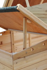 Kurník Avenberg RUFUS 123 x 70 x 81 cm hnedý