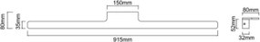 Open Design OR86157 - LED osvetlenie zrkadla LUCE LED/12W/230V CCT 91,5 cm IP44 chróm