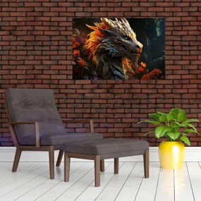 Obraz - Drak (90x60 cm)
