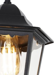Klasické vonkajšie závesné svietidlo čierne IP44 - Havana Up