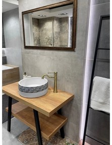 Biele keramické okrúhle umývadlo ø 41 cm Priori – Sapho