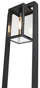 Moderná vonkajšia stojaca lampa čierna - Rotterdam Balanco
