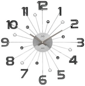 Exkluzívne dekoratívne hodiny JVD HT109.3 s krištáľmi, 49cm