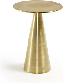 Hliníkový okrúhly odkladací stolík ø 39 cm Rhet – Kave Home