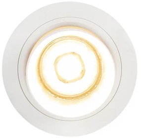 Moderné zapustené bodové svetlo okrúhle biele naklápateľné - Installa