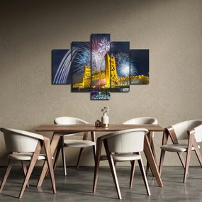 Obraz - Silvestrovská noc (150x105 cm)