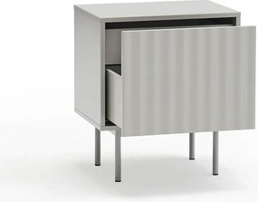 Svetlosivý matný nočný stolík Sierra – Teulat