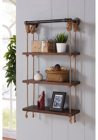 Nástenný policový rebrík GARY orech