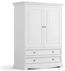 PROXIMA.store - Drevený bielizník - BELLUNO ELEGANTE FARBA: biela