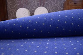 Okrúhly koberec AKTUA Breny modrý