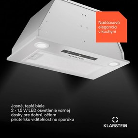 Klarstein Paolo 52 vstavaný Digestor 52 cm 463 m³/h LED Touch A++