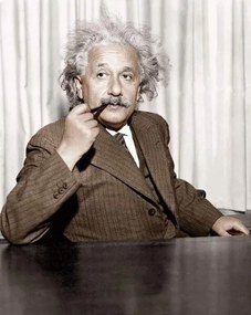 Umelecká fotografie Albert Einstein at Princeton, 1933, Unknown photographer,, (30 x 40 cm)