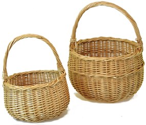 Prútený košík bolero Rozmery (cm): průměr 16, v. 24
