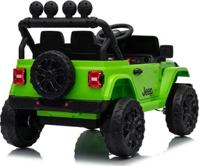 LEAN CARS Akumulátorové vozidlo Jeep Rubicon DK-JWR558 24 V, zelené