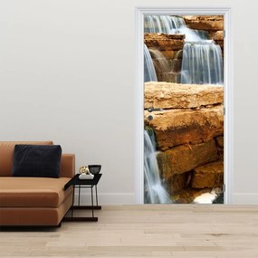 Fototapeta na dvere - Vodopády (95x205cm)