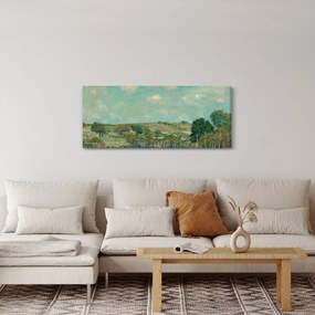 Obraz - Alfred Sisley,  Meadow, reprodukcia (120x50 cm)