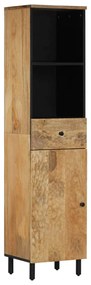 Kúpeľňová skrinka 38x33x160 cm masívne mangovníkové drevo 356913