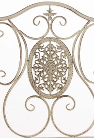 Kovová skladacia stolička Sibell - Krémová antik