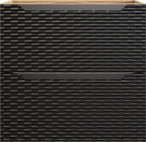 Comad Kúpeľňová skrinka pod umývadlo Ocean Black 60 čierna/dub olejovaný