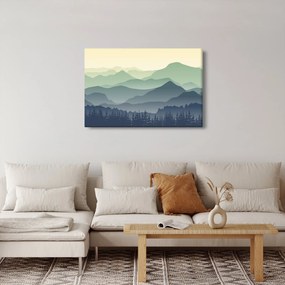 Obraz - Forest Mountain (90x60 cm)
