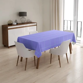 Sablio Obrus Štvorcový vzor fialovej - 130x170 cm