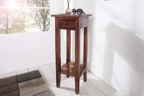 Drevený príručný stolík Hemingway coffee 25 x 25 cm »