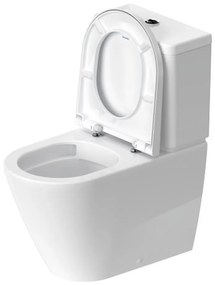 Duravit D-Neo - Stojace WC Kombi Duravit Rimless® 650x370 mm, biela 2002090000